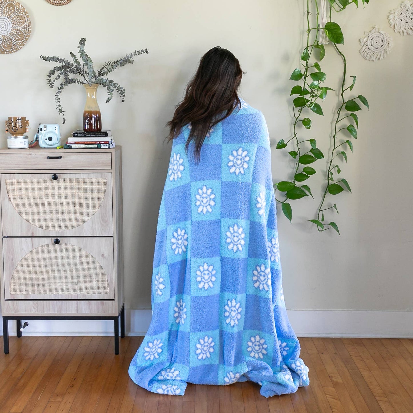 Blue Daisy Blanket