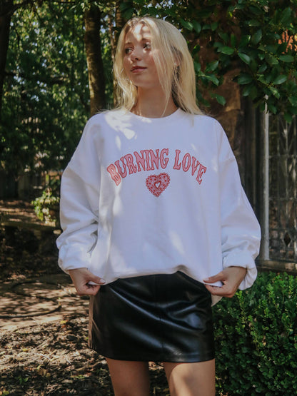 Burning Love Sweatshirt: Large