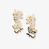 Bianca Tiger Drop Earrings