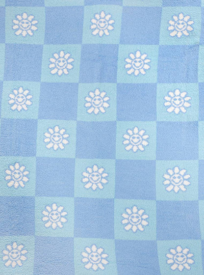 Blue Daisy Blanket