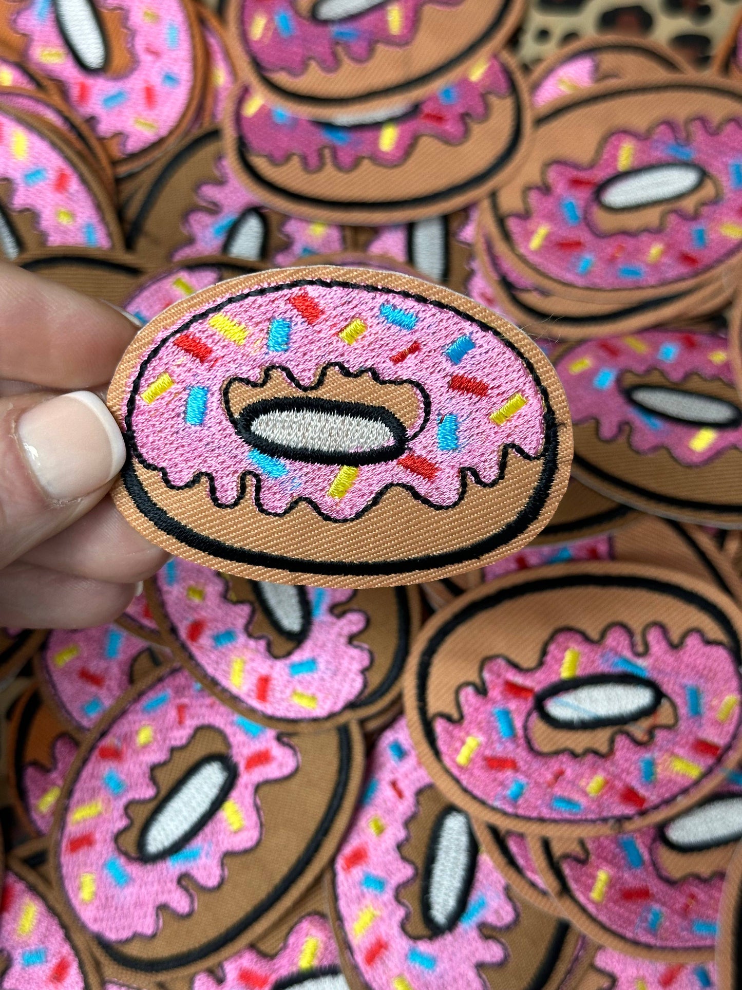 Donut Patch, Pink Donut Patch