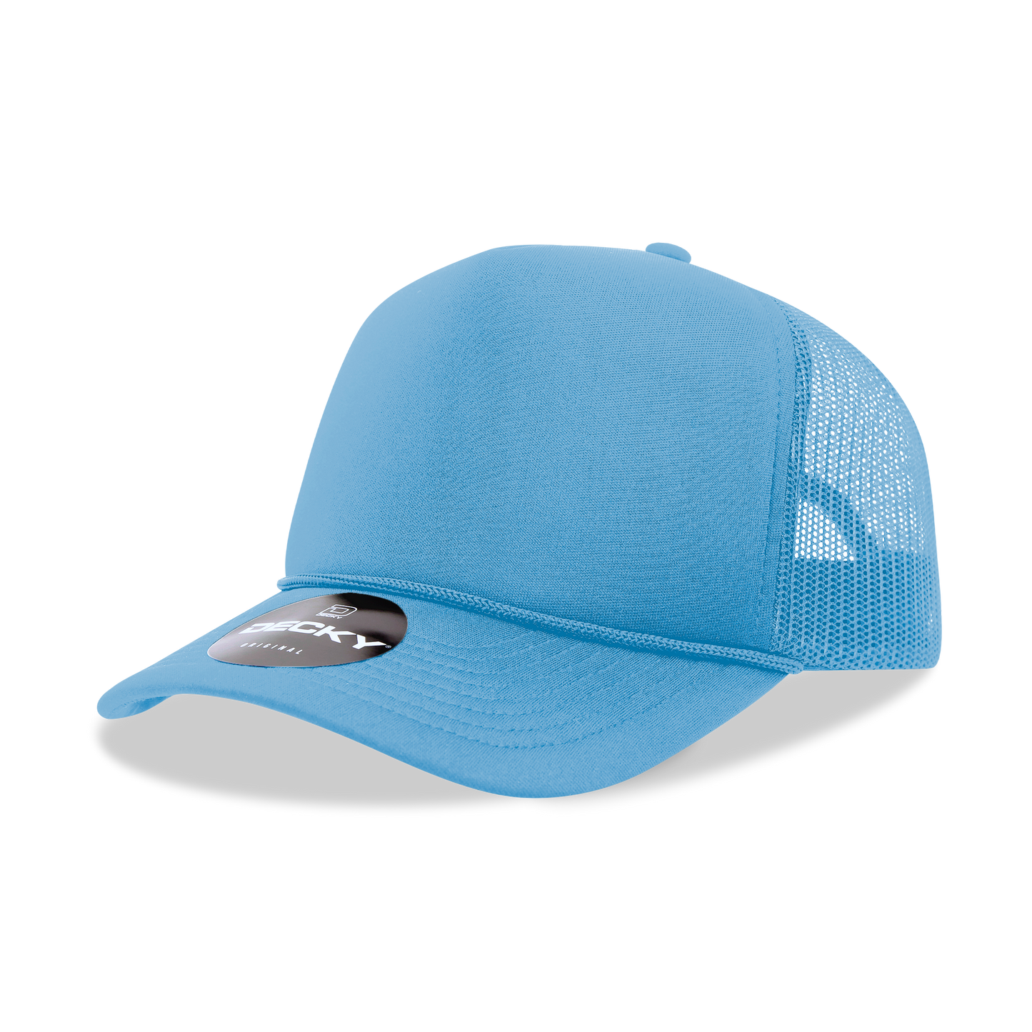 Decky 6025 - Mid Profile, 5 Panel Foam Trucker Hat - 6025