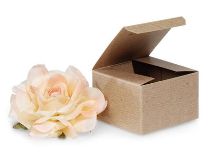 Recycled Brown Kraft Gift Boxes: 100 Pack / Assortment