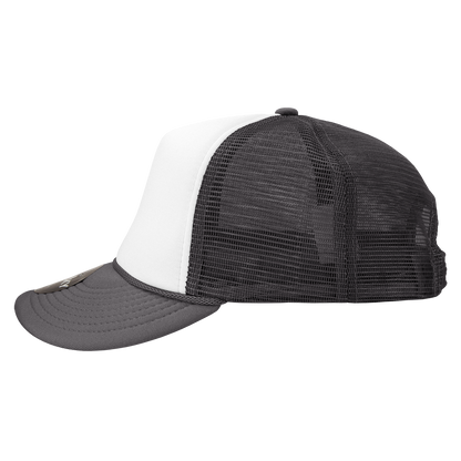 Blank Trucker Foam Mesh 2-Tone Hats - Decky 210/6025