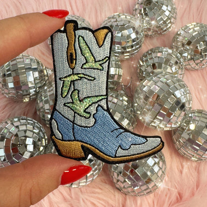 Seagull Cowgirl Boot Patch