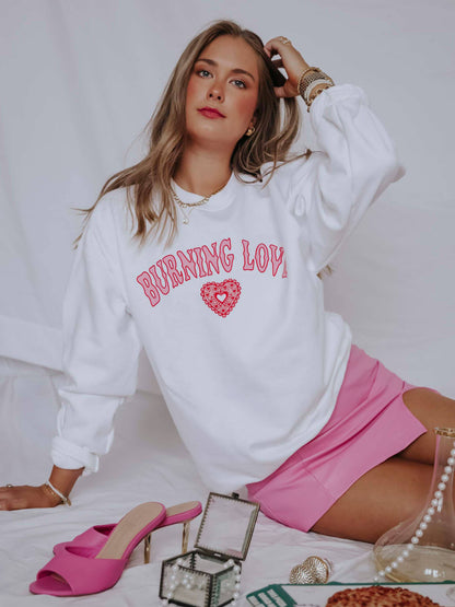 Burning Love Sweatshirt: Large