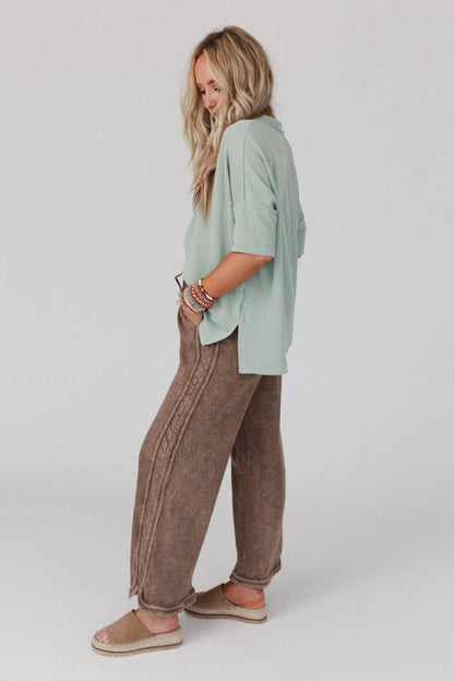 So Comfy Pant:Mocha: L