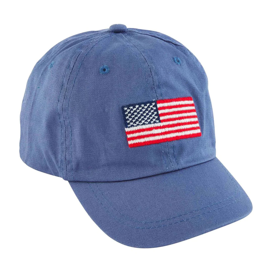 AMERICAN FLAG EMBROIDERED TODDLER HAT