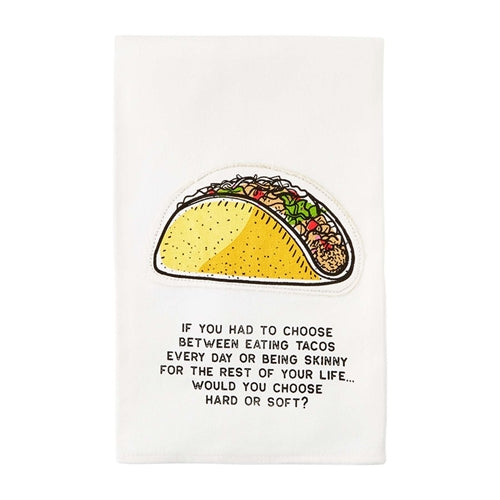 Taco Appliquéd Towel