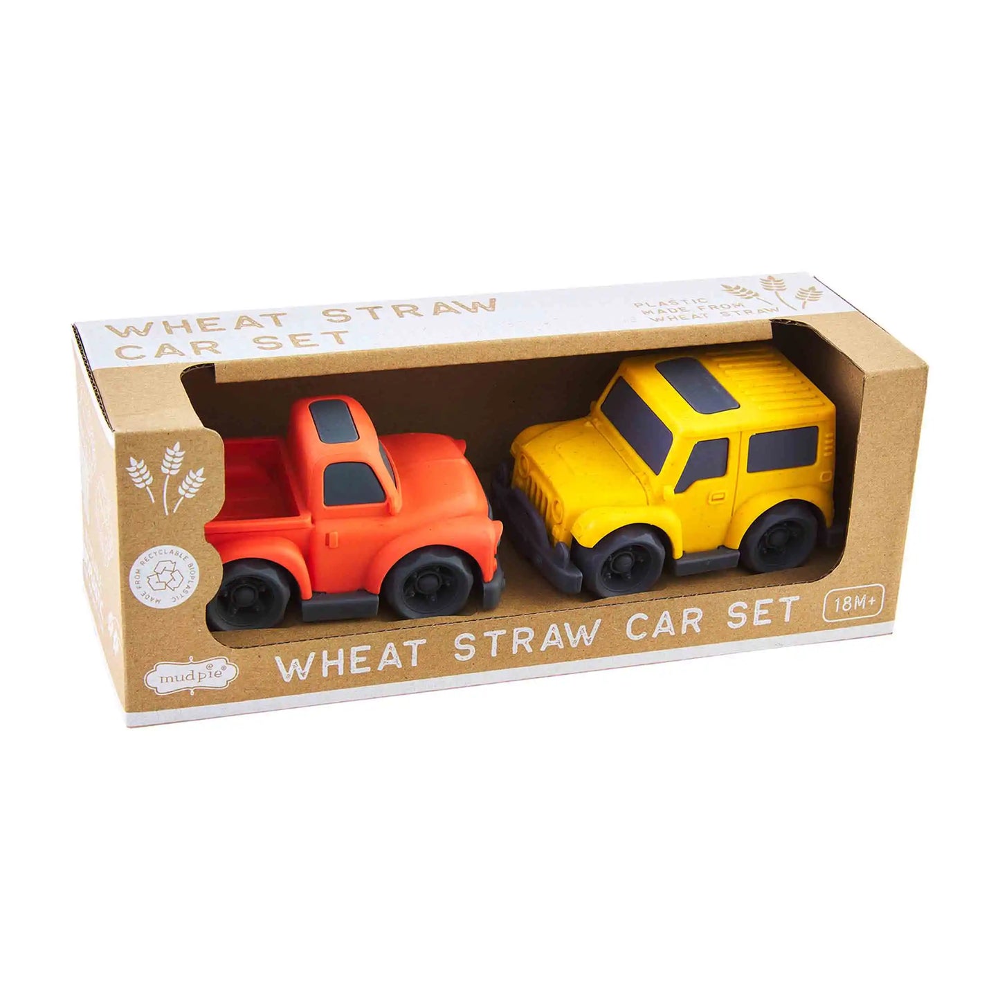 Wheat Straw Toy Car Set