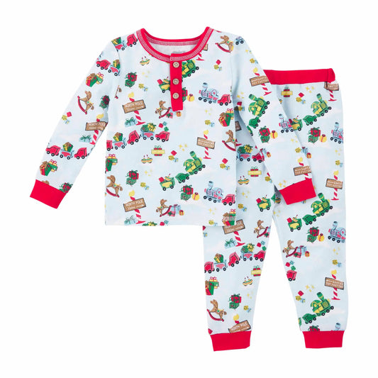 Toyland Blue Pajama Set