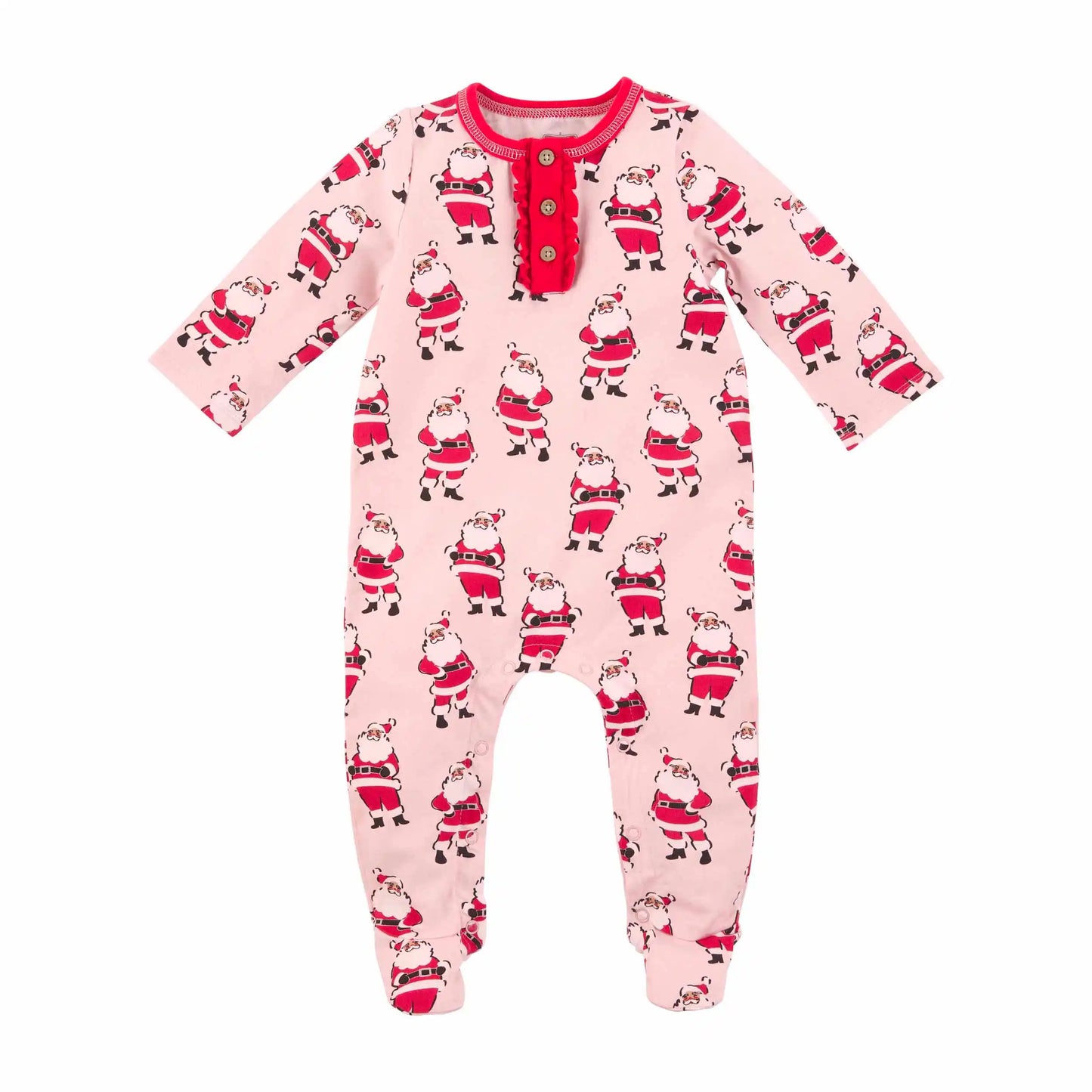 Pink Vintage Santa Baby Sleeper