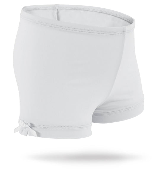 White as Snow Girls Spandex Shorts