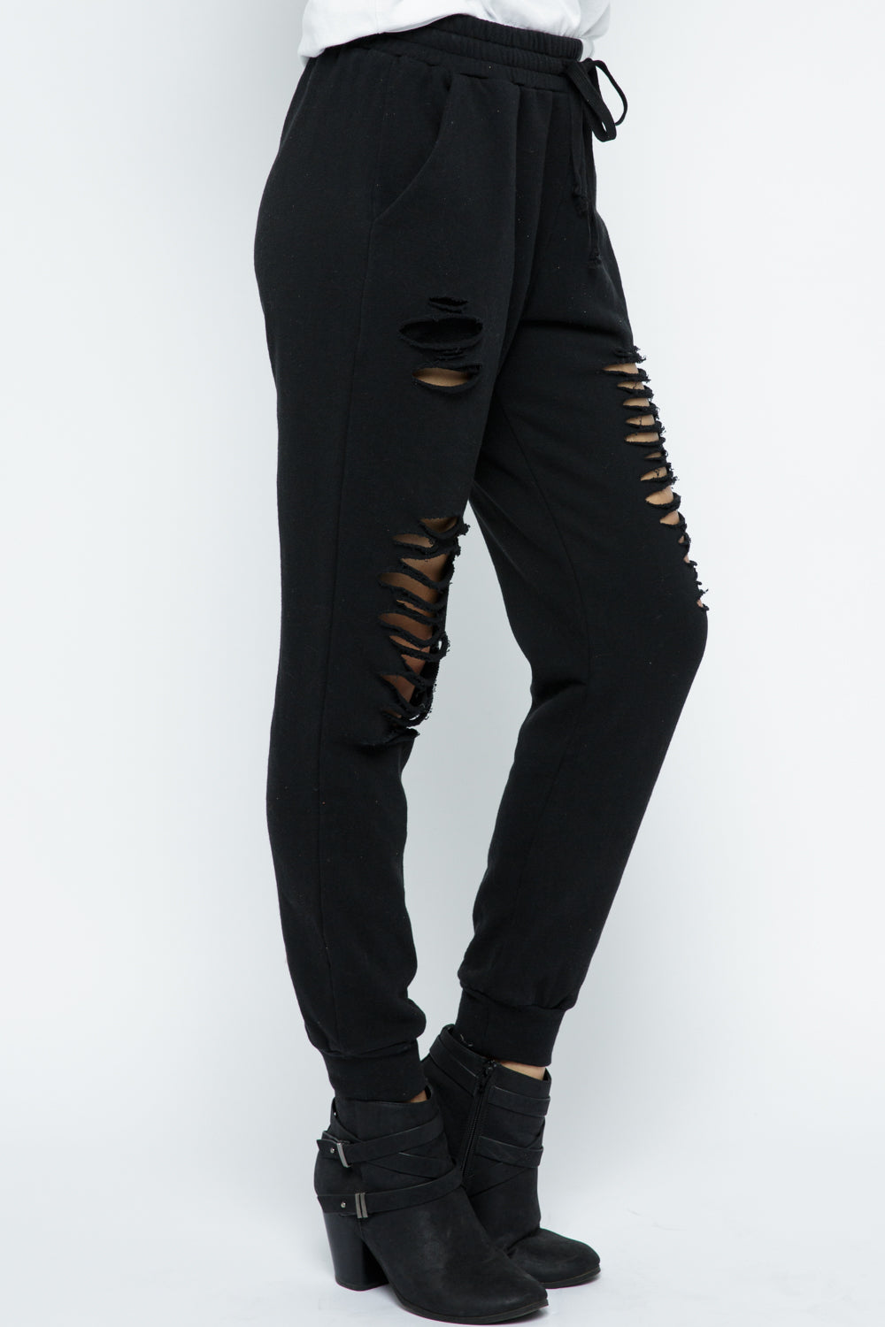 Ripped Jogger Pants