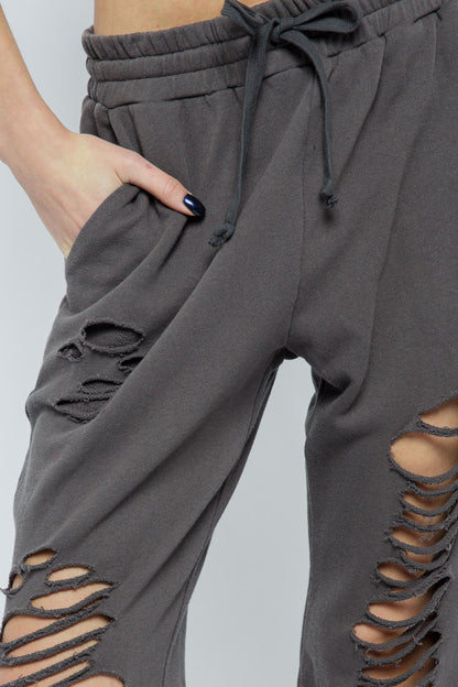 Ripped Jogger Pants