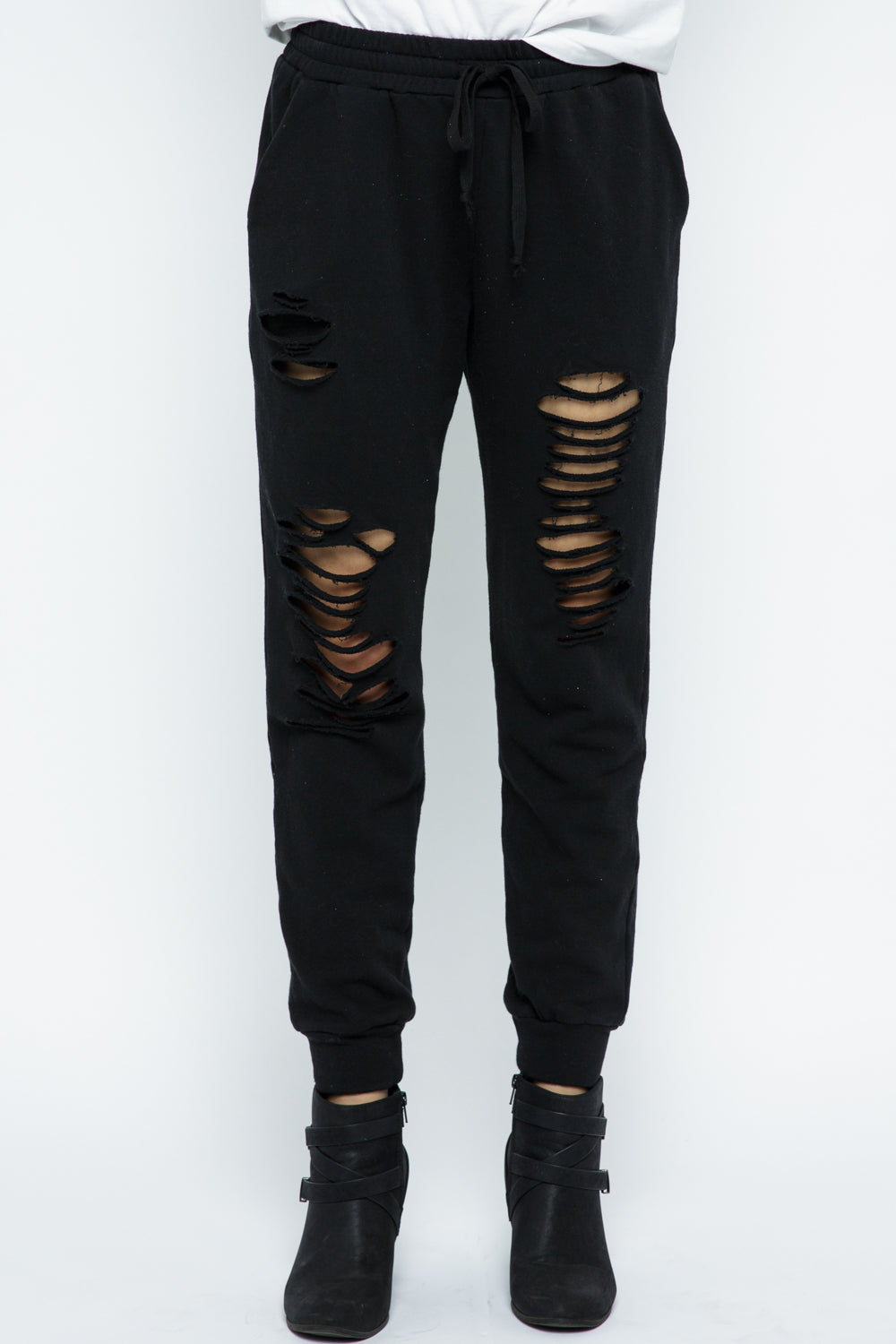 Ripped Jogger Pants