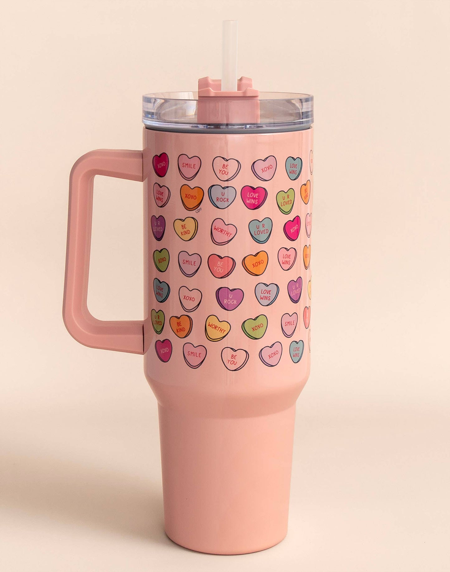 Conversation Hearts 40oz Tumbler