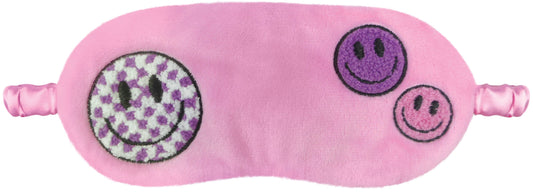 Checker Smiles Eye Mask