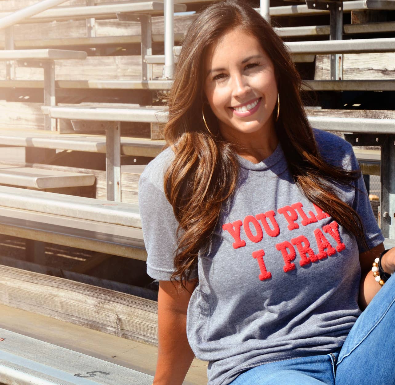 YPIP Puff Grey Tee | Christian Apparel | Sports Mom