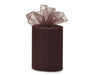 Value Color Tulle Ribbon: 1 Pack / 6"x100 yards / Chocolate Brown