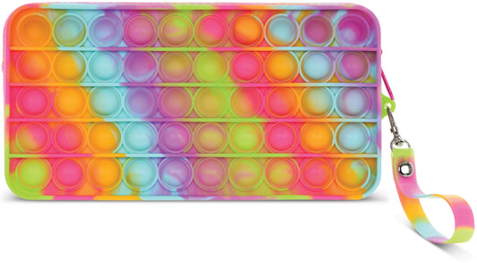 Rainbow Tie Dye Popper Pencil Case