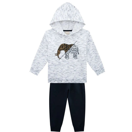 Milon Boys' Hooded Sweatshirt and Jog Pant set