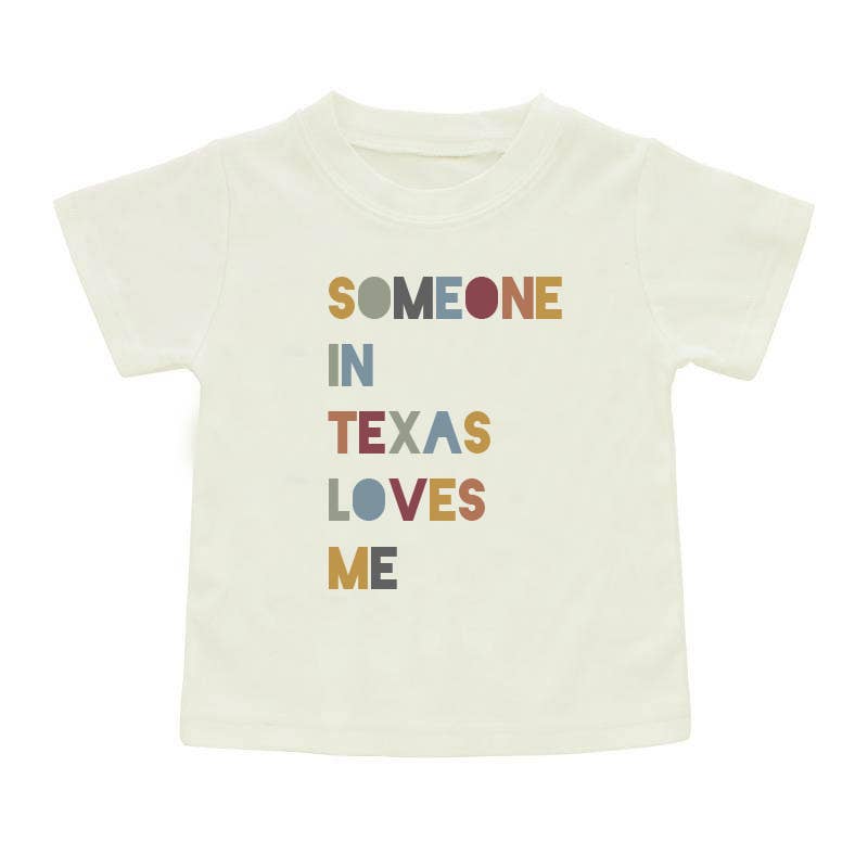 Someone in Texas Cotton Toddler T-shirt