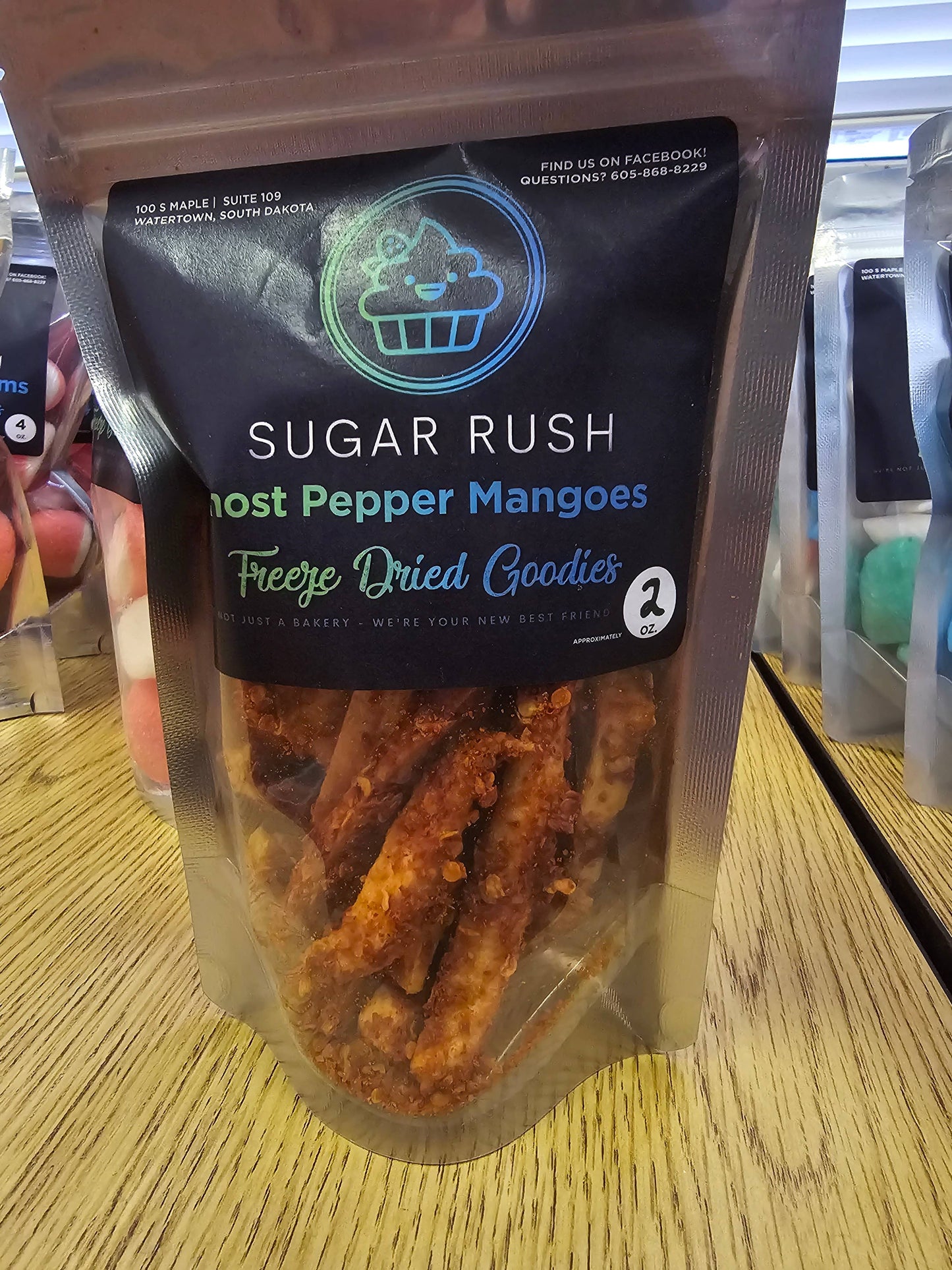 Freeze-Dried Ghost Pepper Mangoes