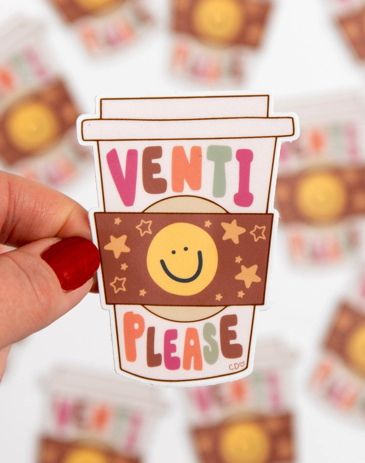 Venti Please Decal Sticker