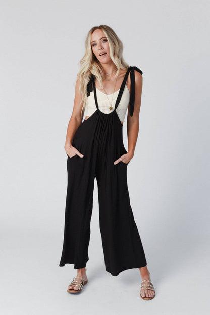 Forever Jumpsuit:Black:M