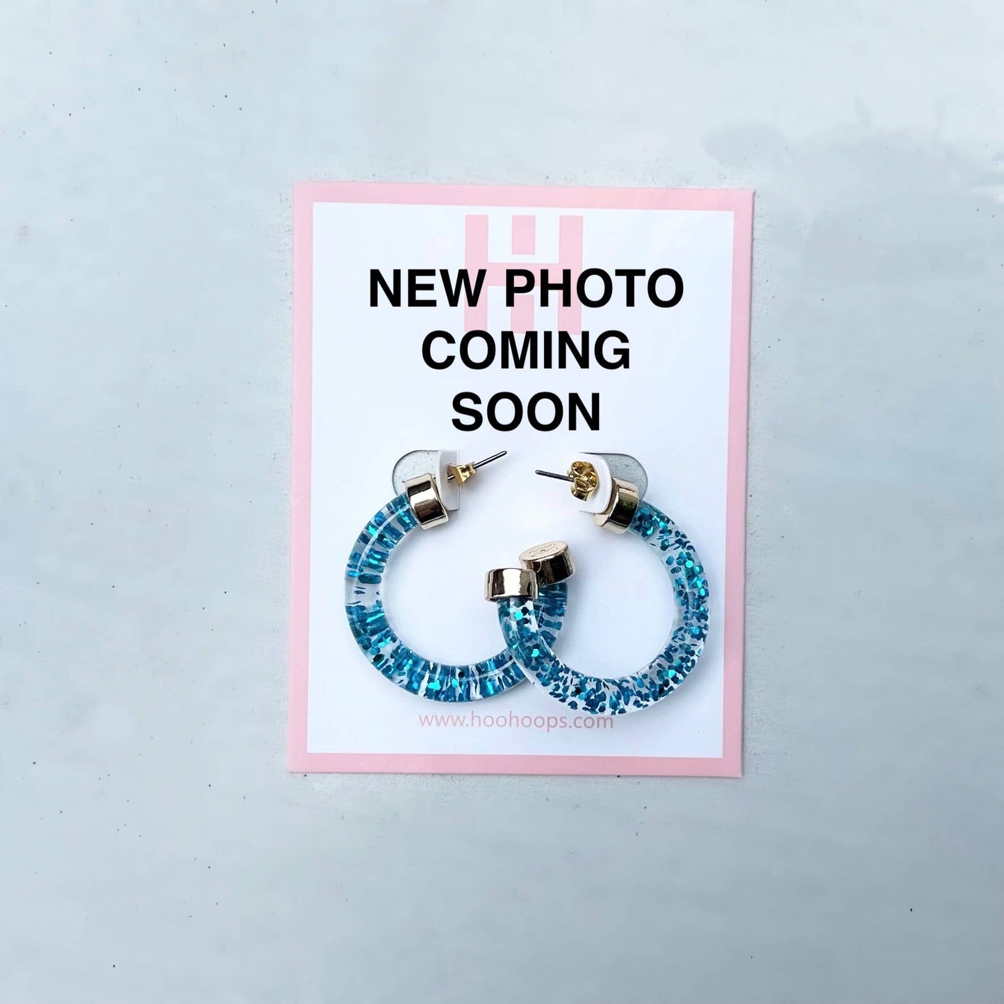 Blue Glitter Hoo Hoop Minis