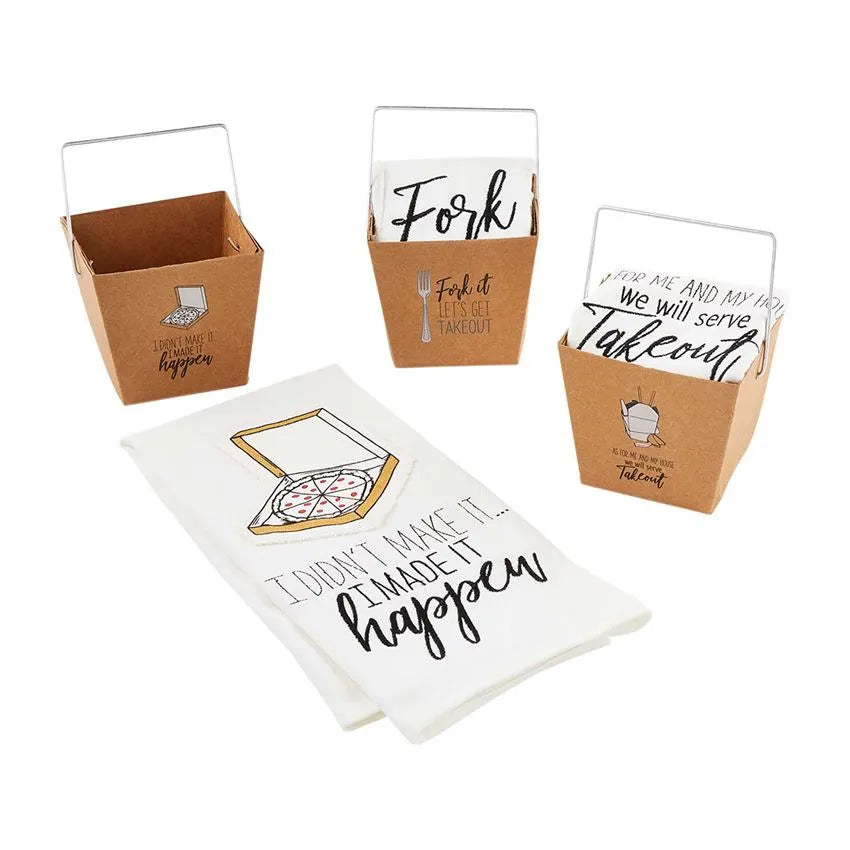 Take Out Box Hand Towel Gift Box