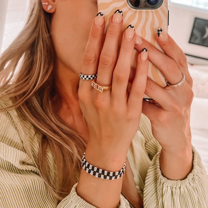 Checkerboard Ring