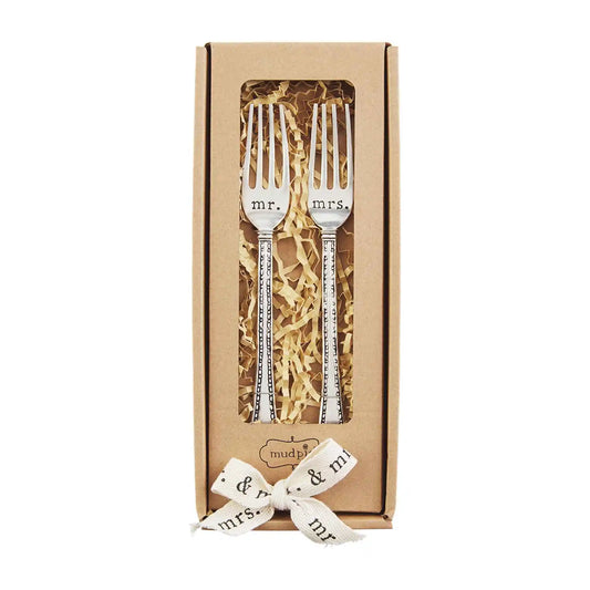 Mr. & Mrs. Wedding Fork Set