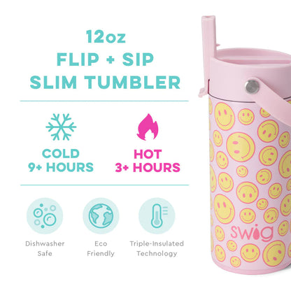 Flip & Sip Slim Tumbler (12oz)